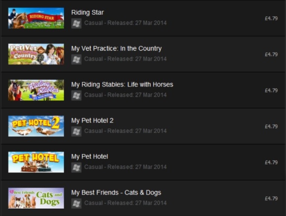 All These Came Out On The Same Day According To Steam.